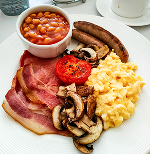 A full english breakfast