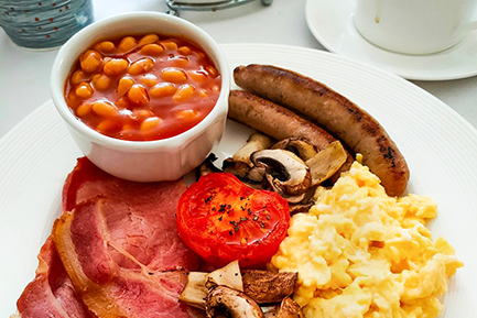 A full english breakfast